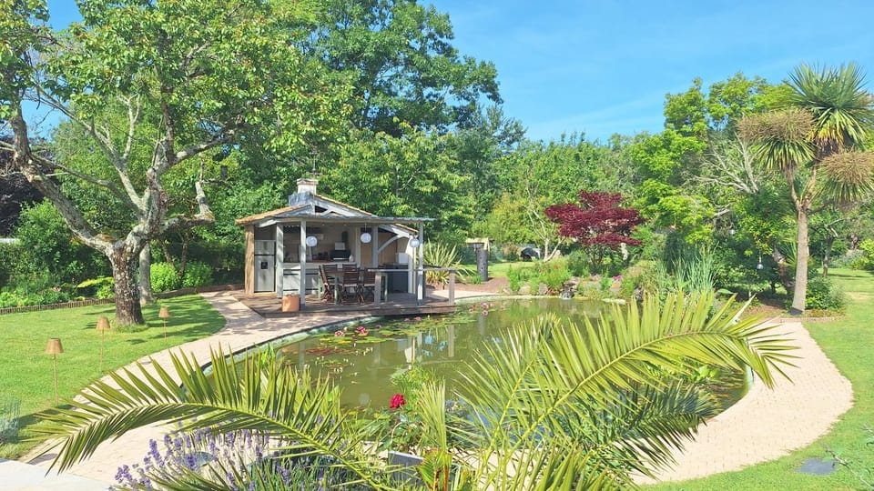 Day, Natural landscape, Garden, Garden view