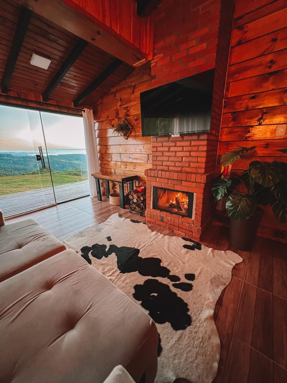 TV and multimedia, Living room, fireplace