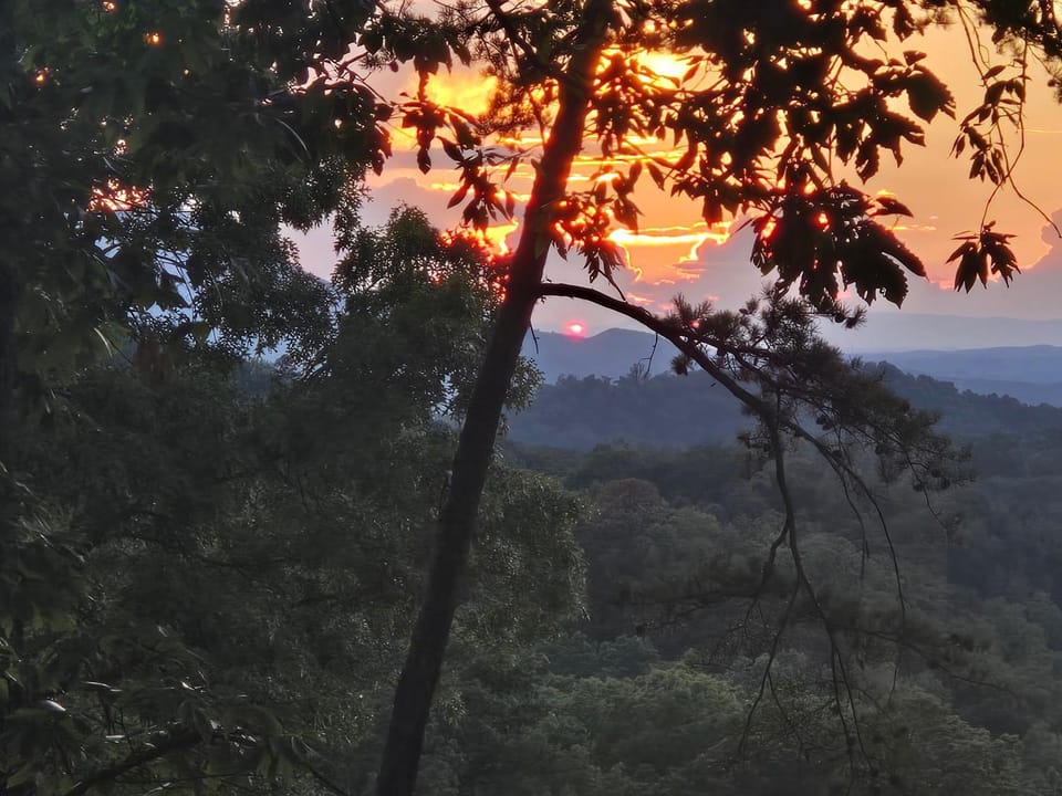 Natural landscape, Balcony/Terrace, Mountain view, Sunrise, Sunset