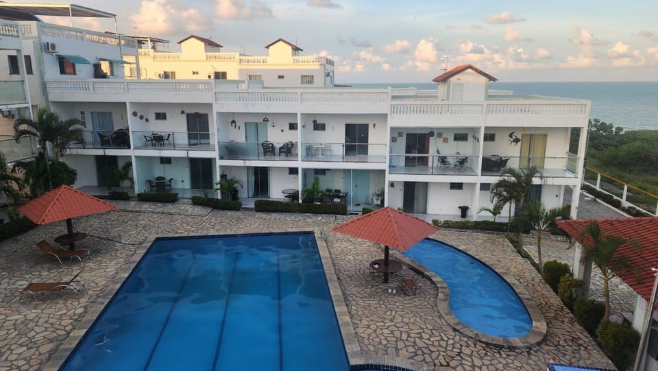 Property building, Natural landscape, Pool view, Swimming pool