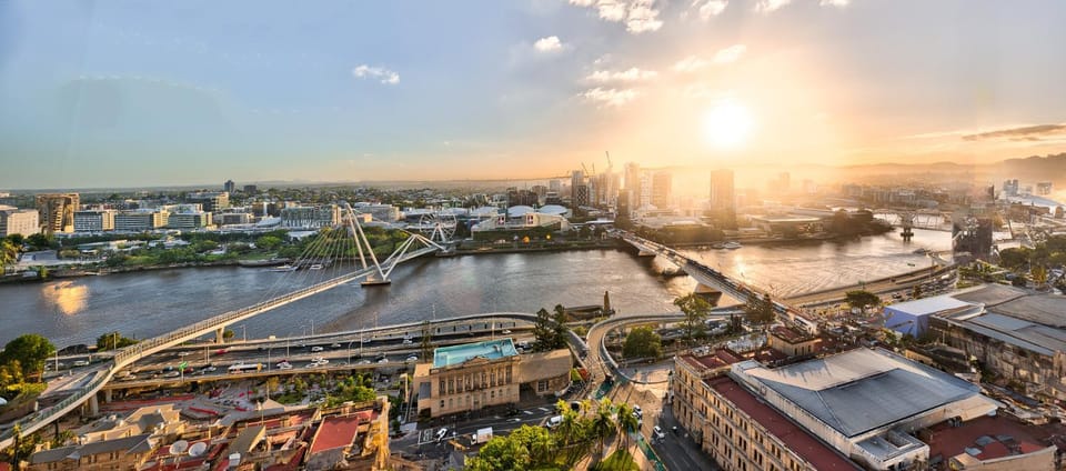 Nearby landmark, River view, Sunset