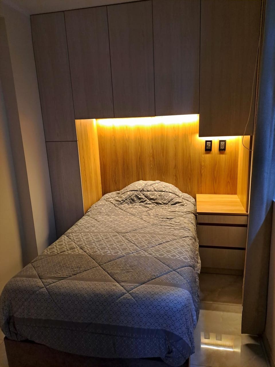 Bed, Photo of the whole room, Bedroom, wardrobe