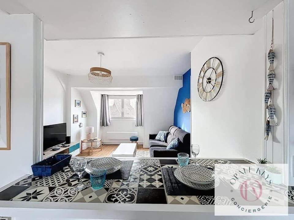 Le Cocon Bleu - Charmant Appartement 1 Chambre à Calais Apartment in Calais