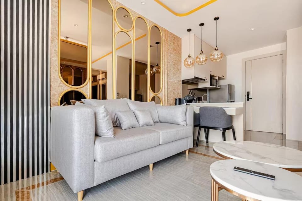 Kitchen or kitchenette, Living room