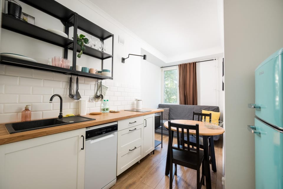 Kitchen or kitchenette, Dining area, dishwasher, stove