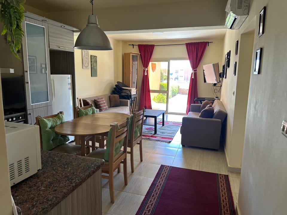 2 Bedroom Chalet pool& sea view just steps from the sea fanar de luna ain sokhna Apartment in Egypt