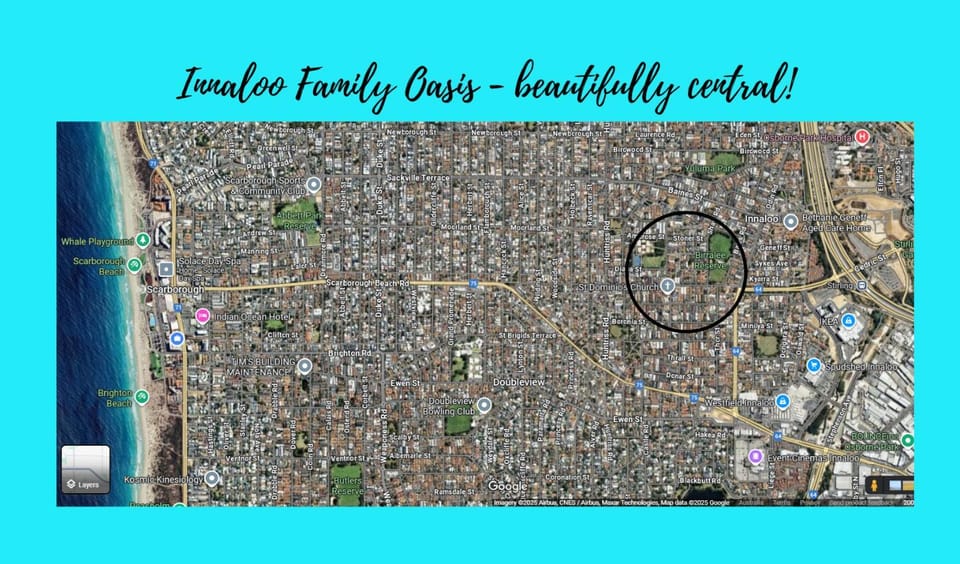 Innaloo Family Oasis 3BR 2BA 2PKG House in Perth