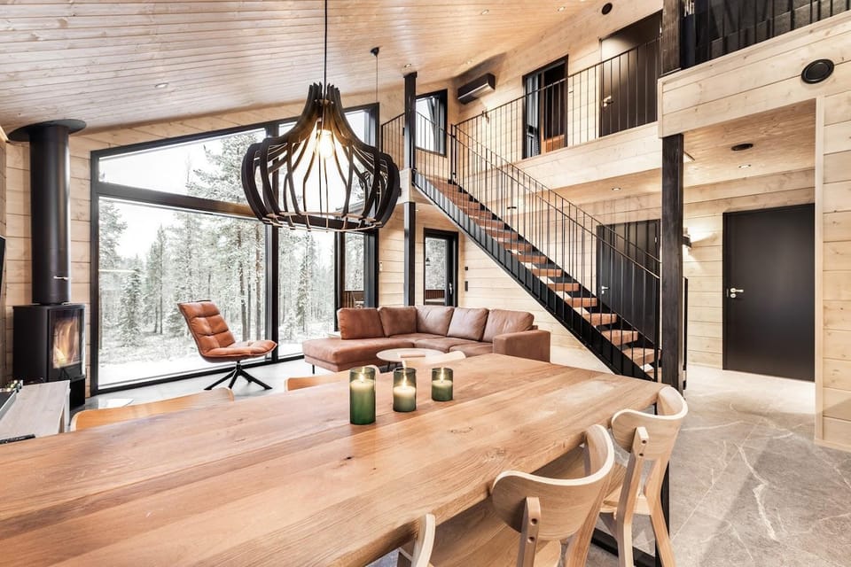 Seating area, kitchen