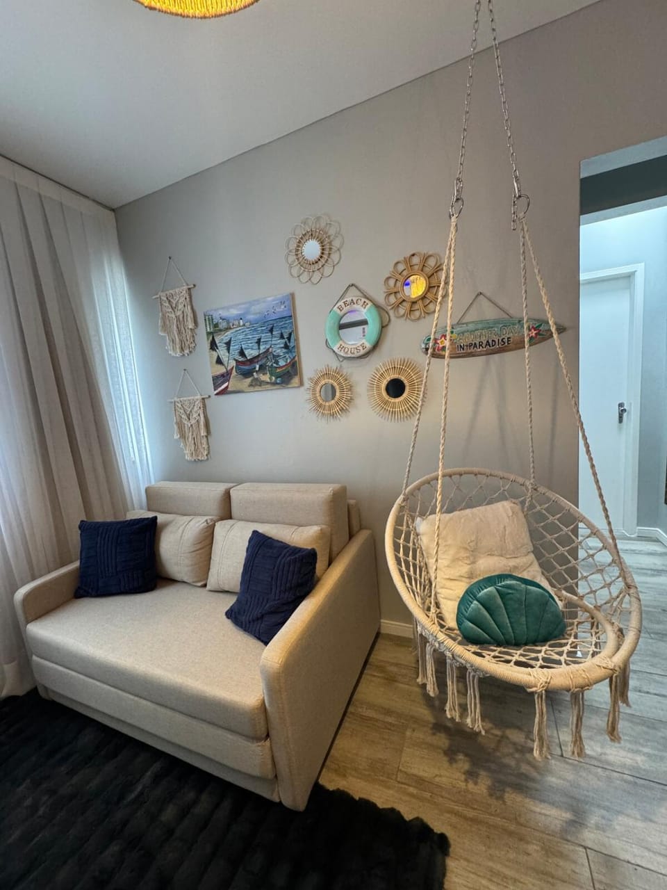 Apartamento no Centro de Barra Velha com vista para o Mar Apartment in Barra Velha