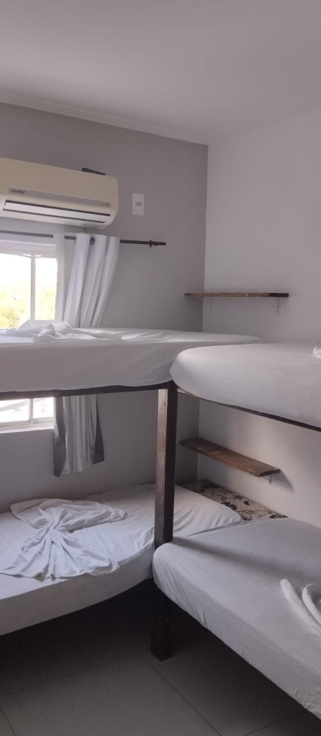 Bed, Bedroom, bunk bed, air conditioner