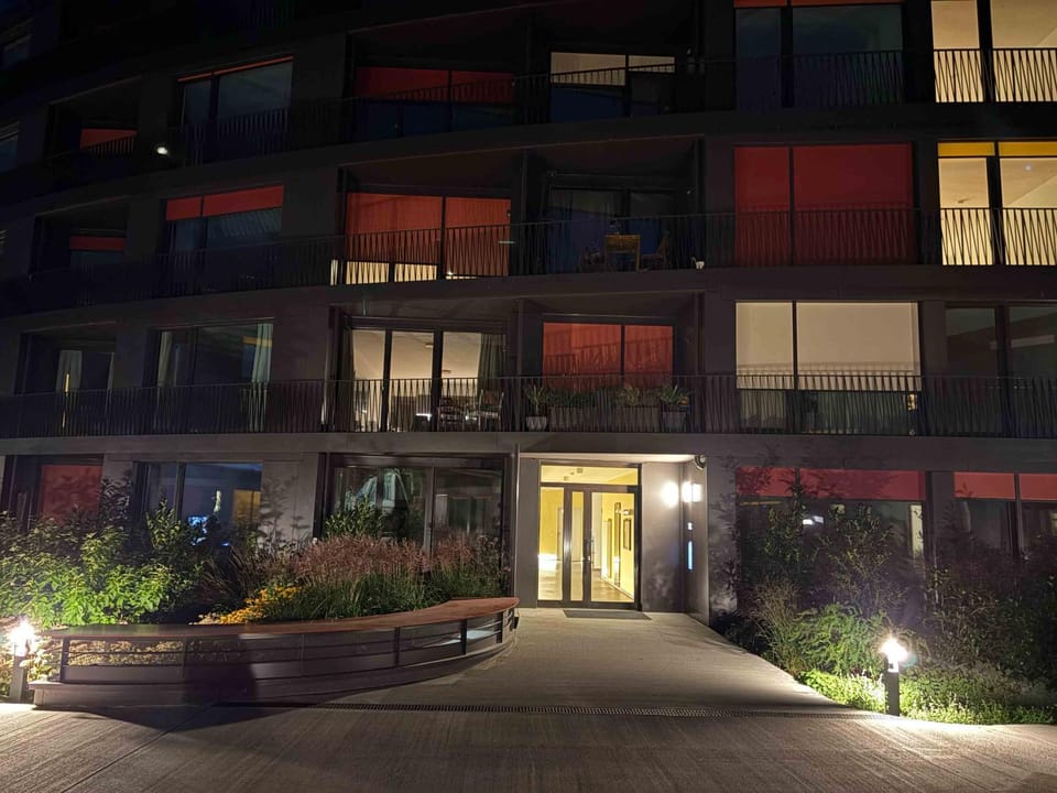 Property building, Night