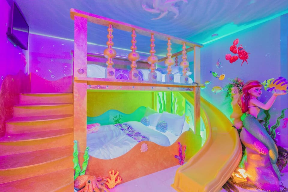 Photo of the whole room, Bedroom, bunk bed