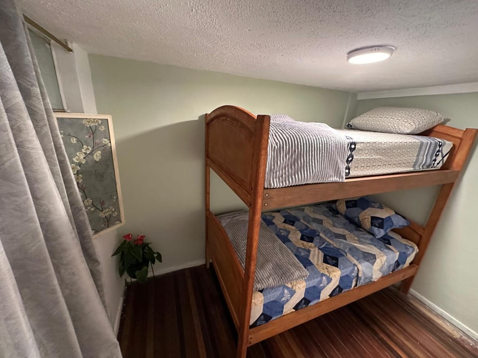 Photo of the whole room, bunk bed