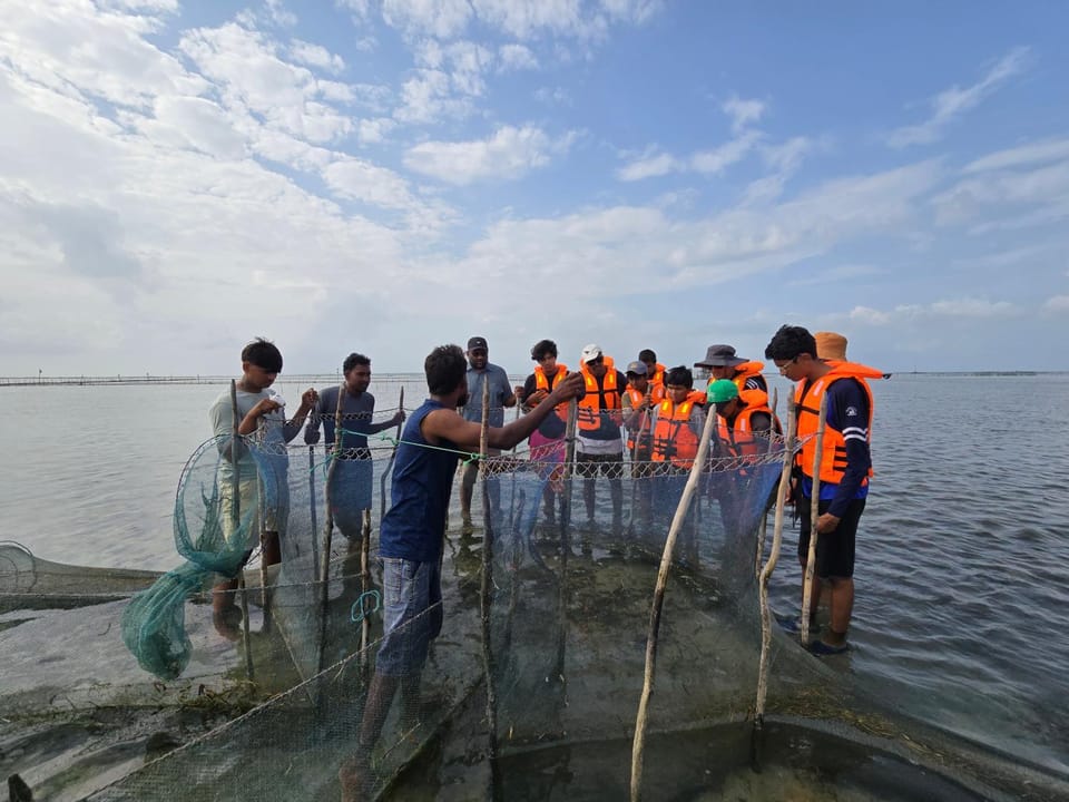 Ellalan Tourism And Adventures in Jaffna Docked boat in Sri Lanka