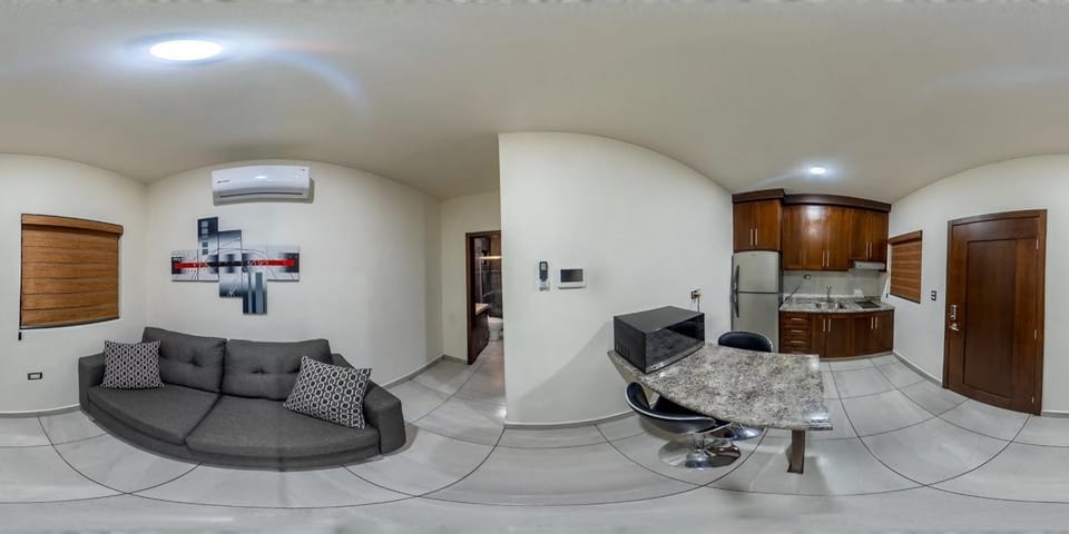 Kitchen or kitchenette, Living room