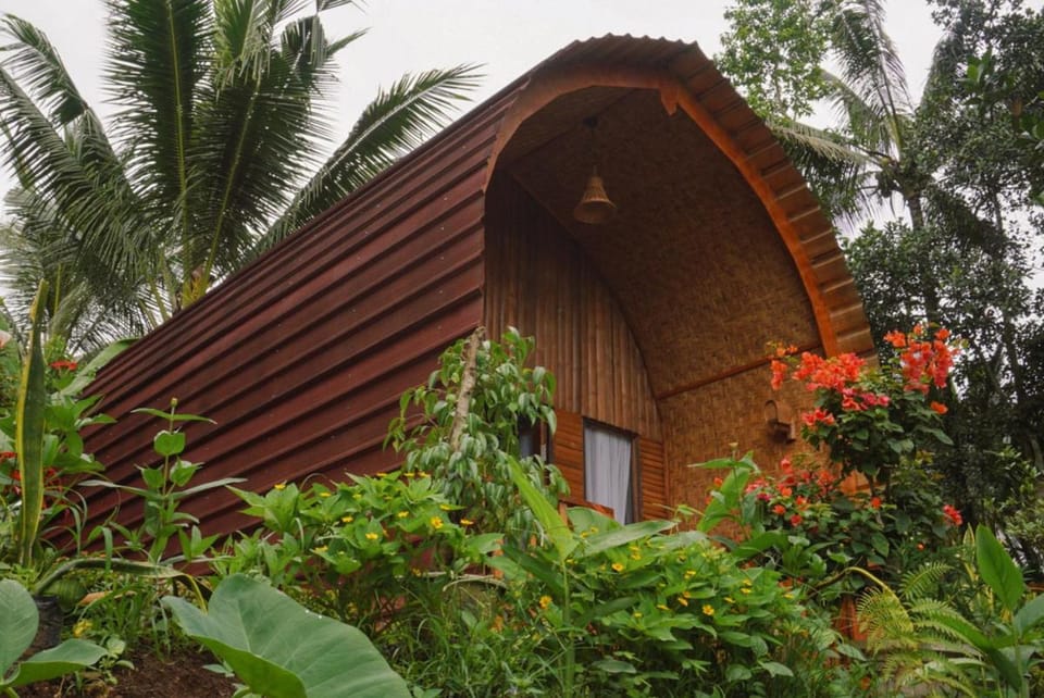 Tetebatu flower House in West Nusa Tenggara, Indonesia