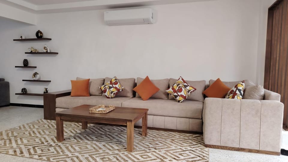 Living room, air conditioner