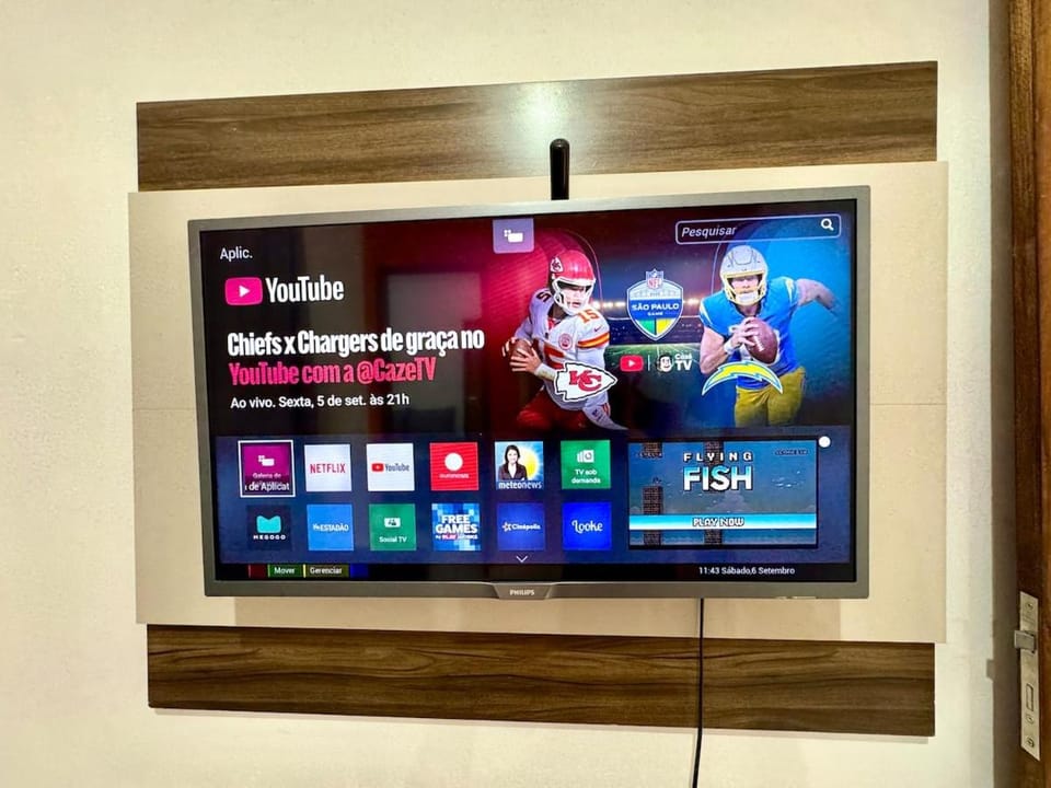 APT12 Completo com AR Condicionado Garagem Smart TV Wifi Bem Centralizado em Petrolina Apartment in Petrolina