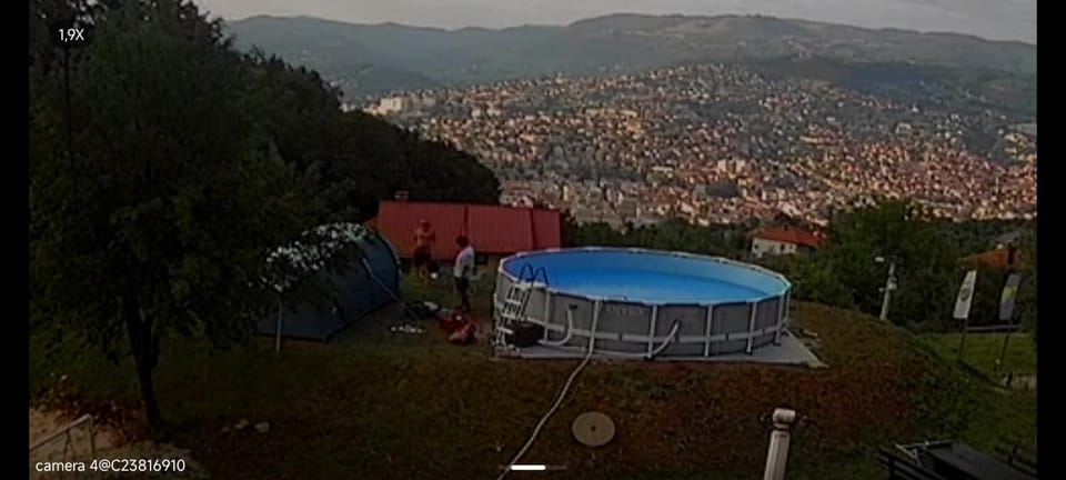 Camp zone Merjem Trebevic Luxury tent in Sarajevo