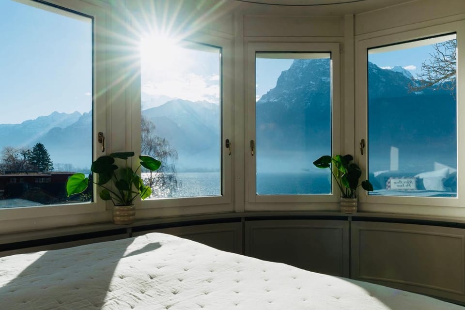 Exclusive Lake Access Villa Studio Apartment in Switzerland