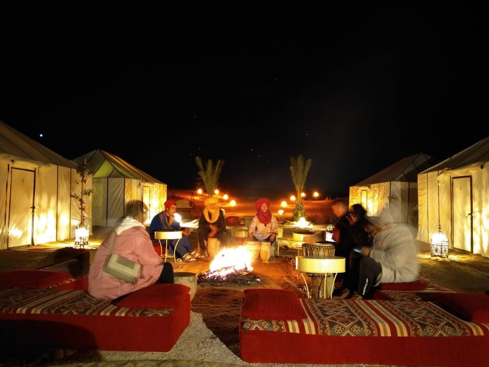 enjoy best night in desert merzouga Campground/ 
RV Resort in Morocco
