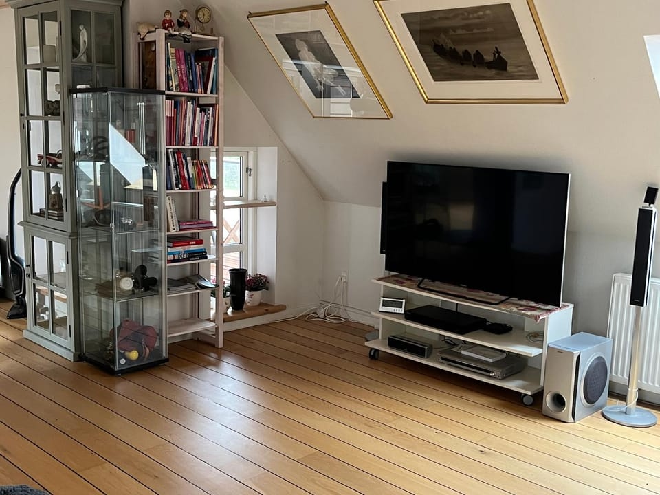 Stor lejlighed i landlige omgivelser Apartment in Central Denmark Region