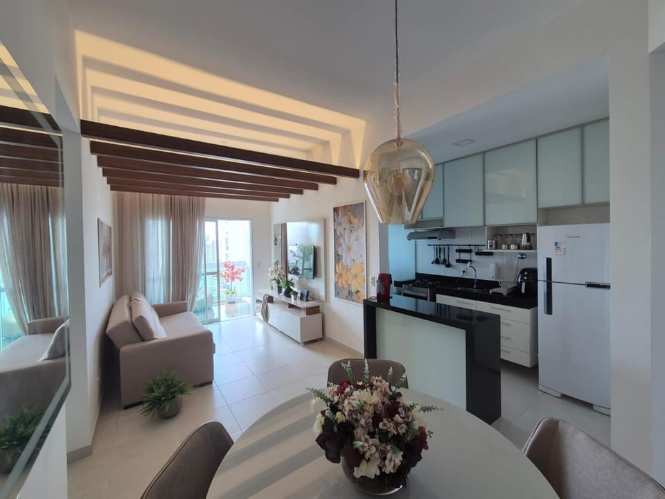 Kitchen or kitchenette, Living room, Dining area, stove