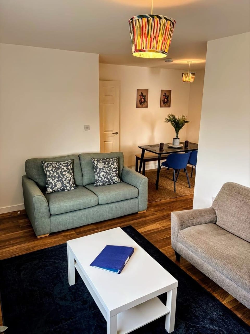 Living room, Seating area, Dining area