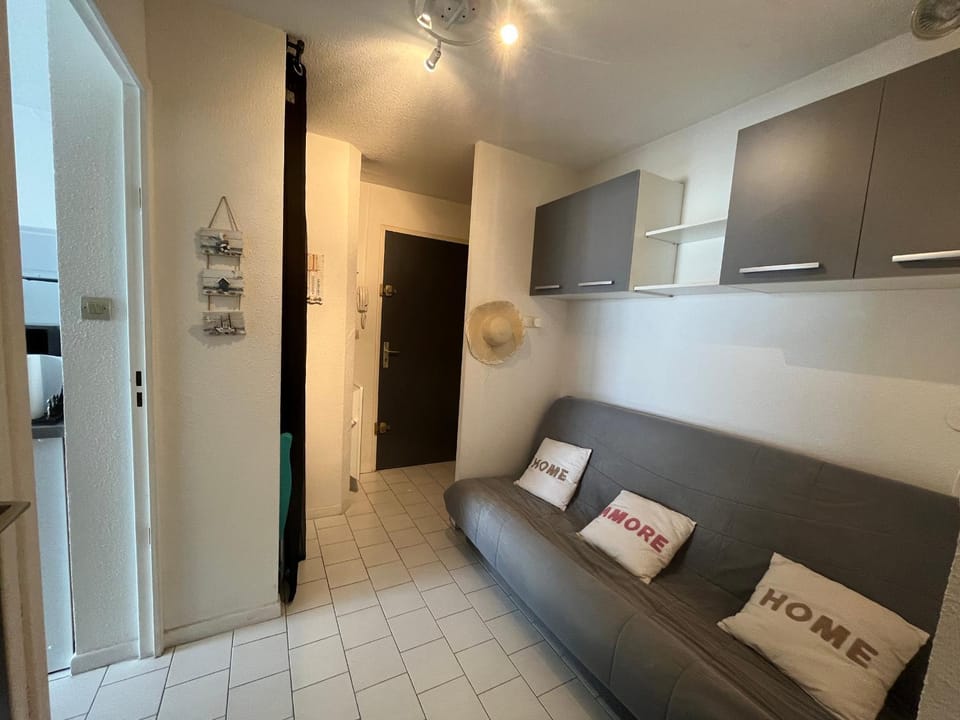 Appartement 2 pièces avec loggia vue canal, garage fermé et WIFI - FR-1-338-631 Apartment in Occitanie