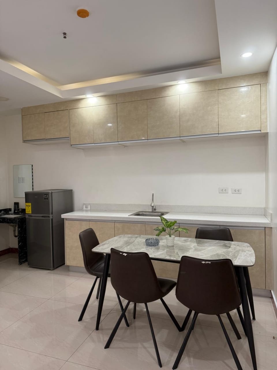 Kitchen or kitchenette, Dining area