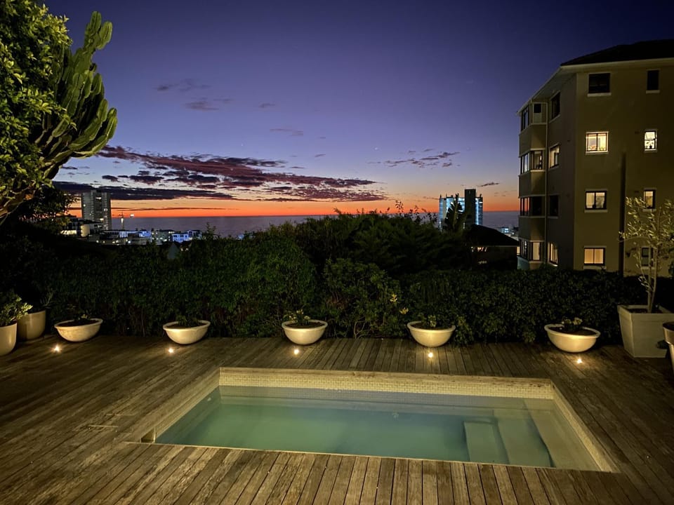 Swimming pool, Sunset