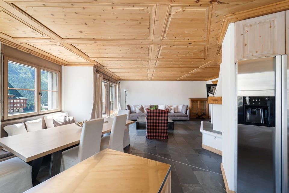 Kitchen or kitchenette, Living room, Dining area