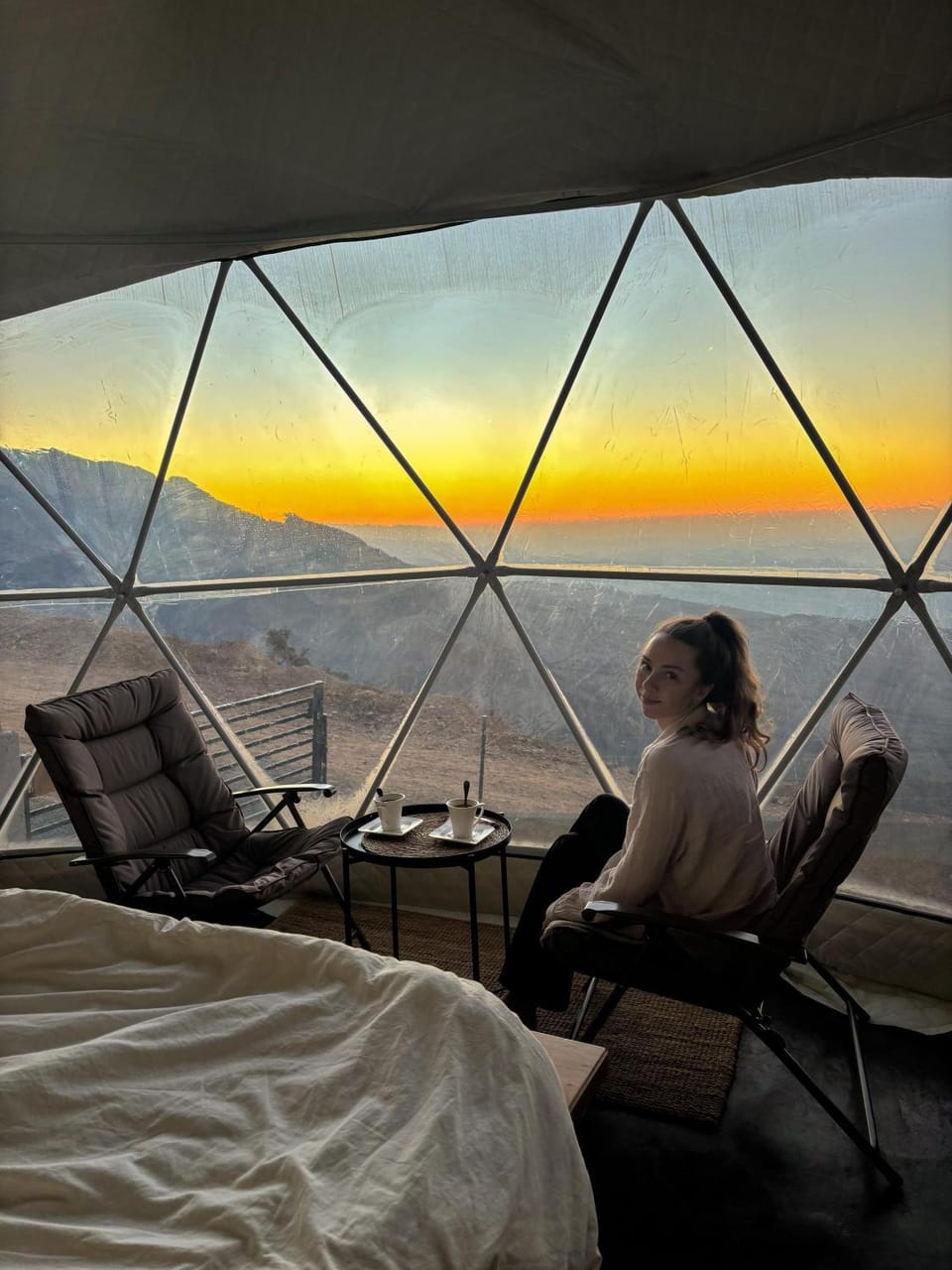 Grand canyon domes Jabal shams Luxury tent in Oman