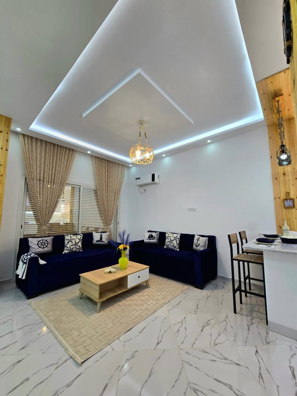 Living room, air conditioner