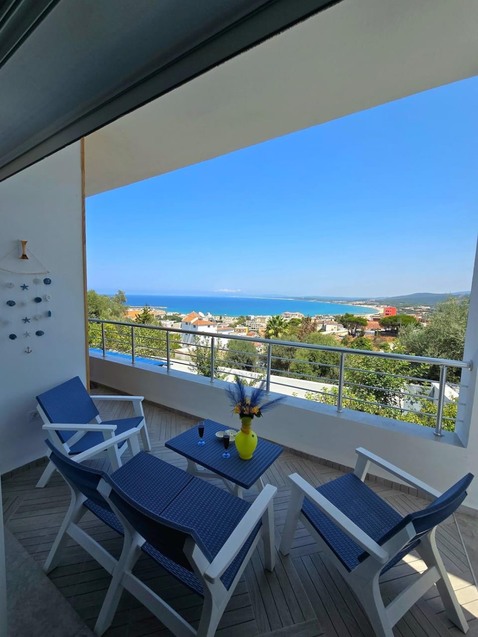 Day, View (from property/room), Balcony/Terrace, Seating area, Sea view