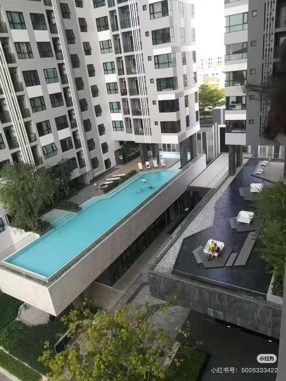 High Floor Sea View 3min Walk Beach Infinity Pool Best Location THE BASE Apartment in Pattaya City