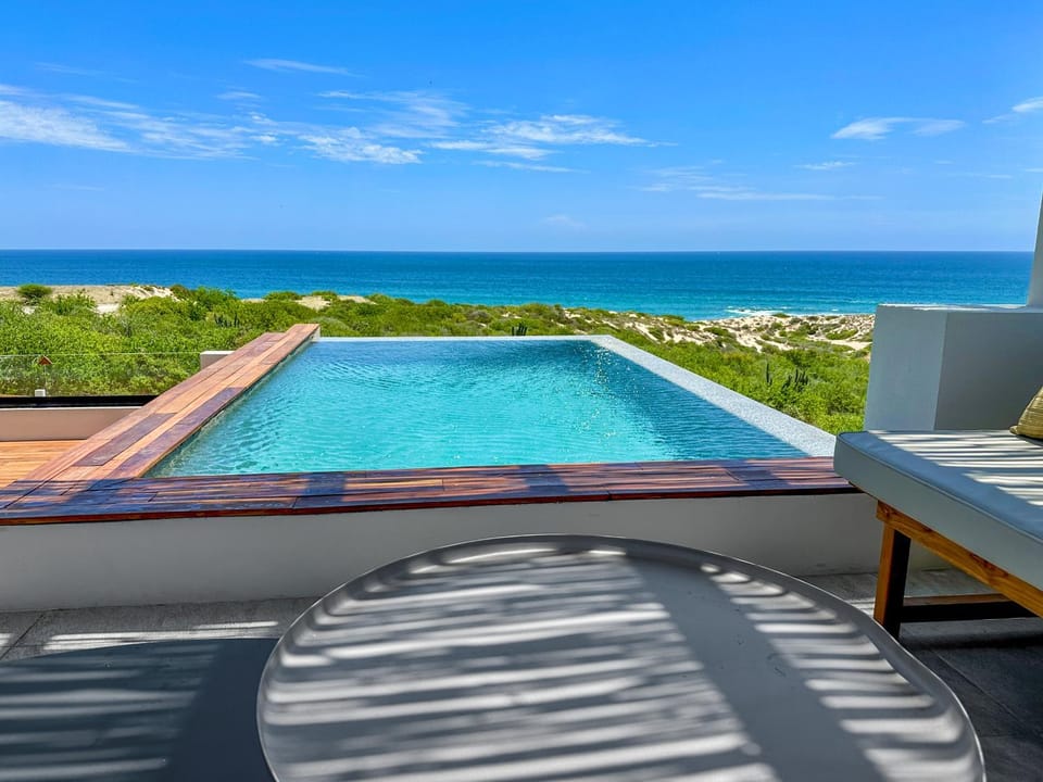 Day, Natural landscape, Balcony/Terrace, Pool view, Sea view, Swimming pool