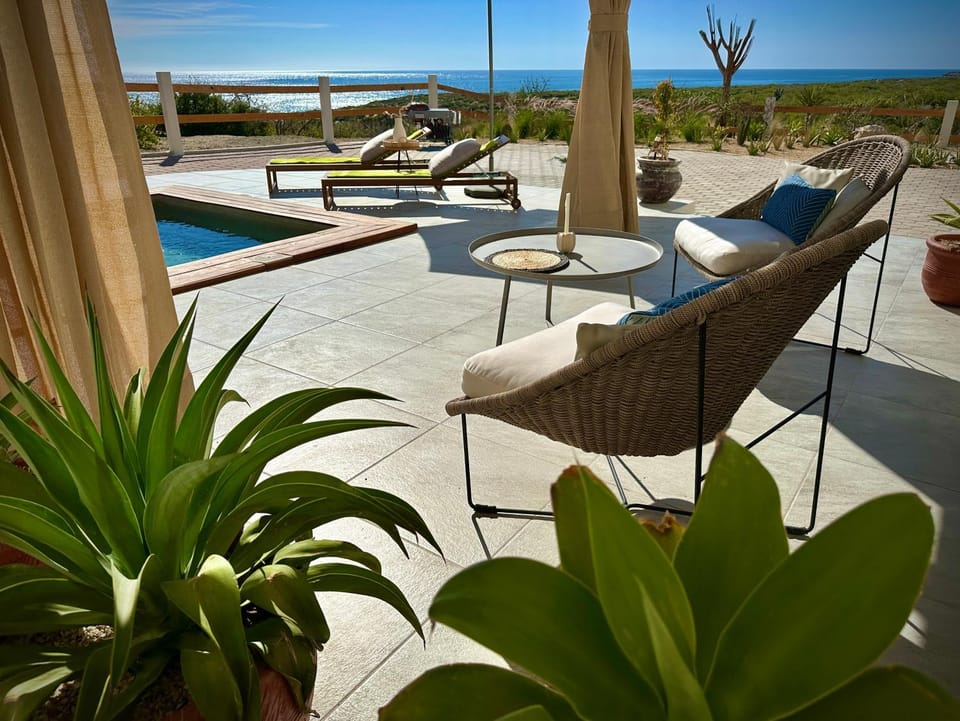 Hot Tub, View (from property/room), Balcony/Terrace, Balcony/Terrace, Pool view, Sea view