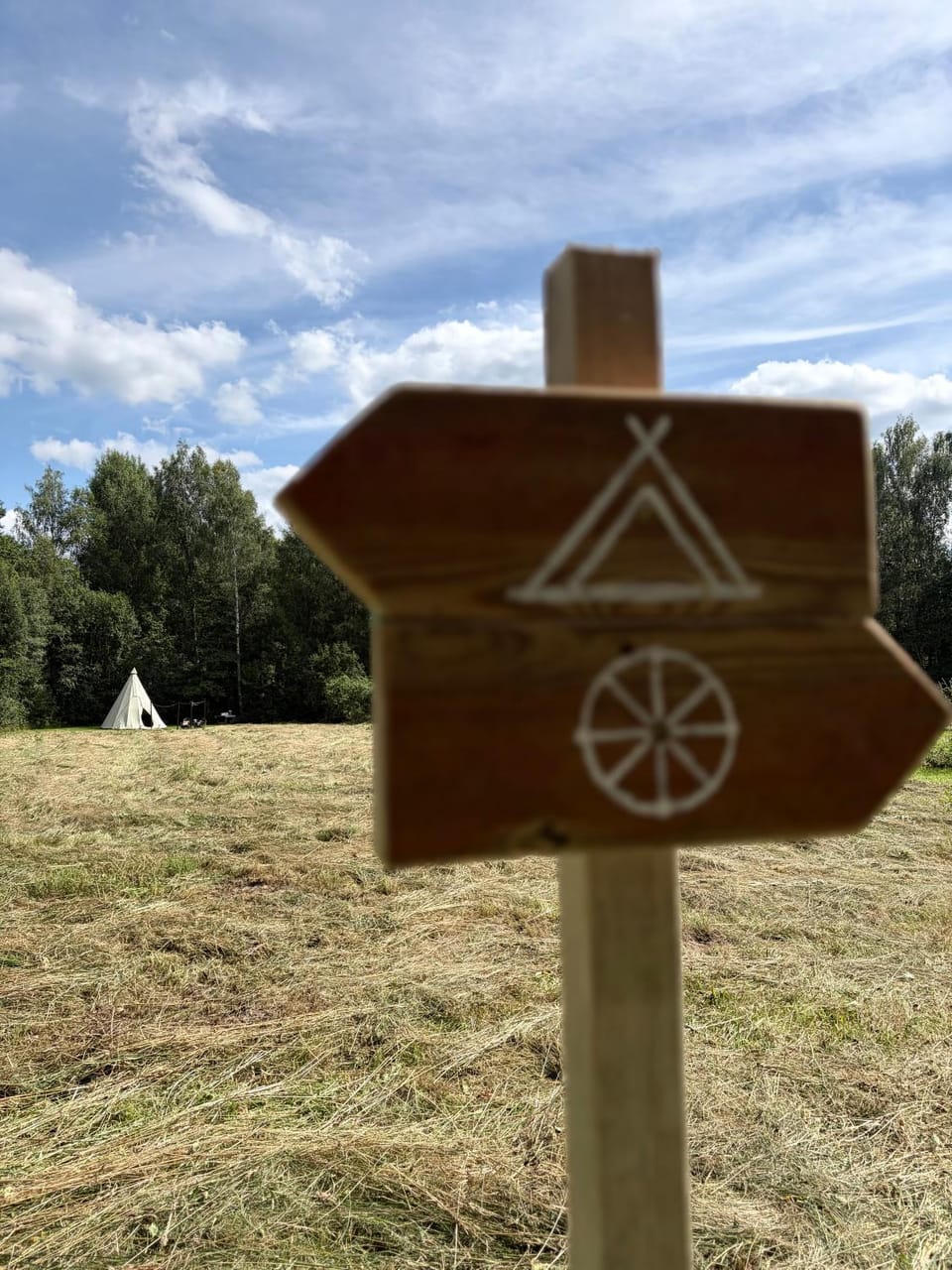 Zariņmājas Mistērija Luxury tent in Latvia