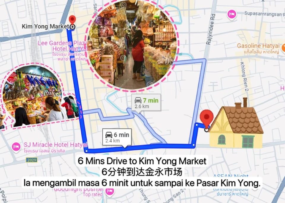 Happy Skyview Stay -- 15 mins to Lee Garden Apartment in Thailand