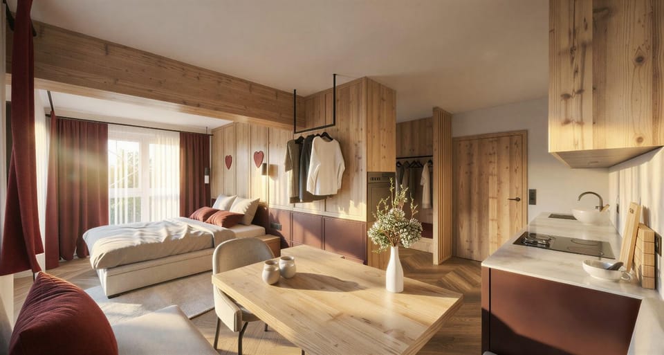 Bed, Photo of the whole room, Seating area