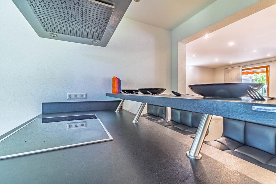 Living room, stove, kitchen