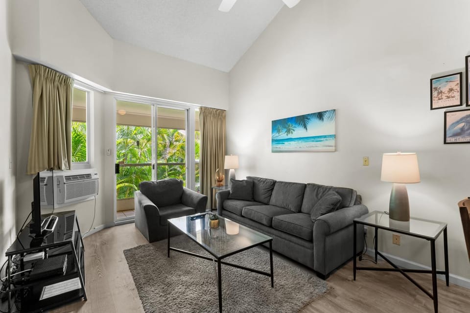 Garden, TV and multimedia, Living room, Seating area, furniture, air conditioner