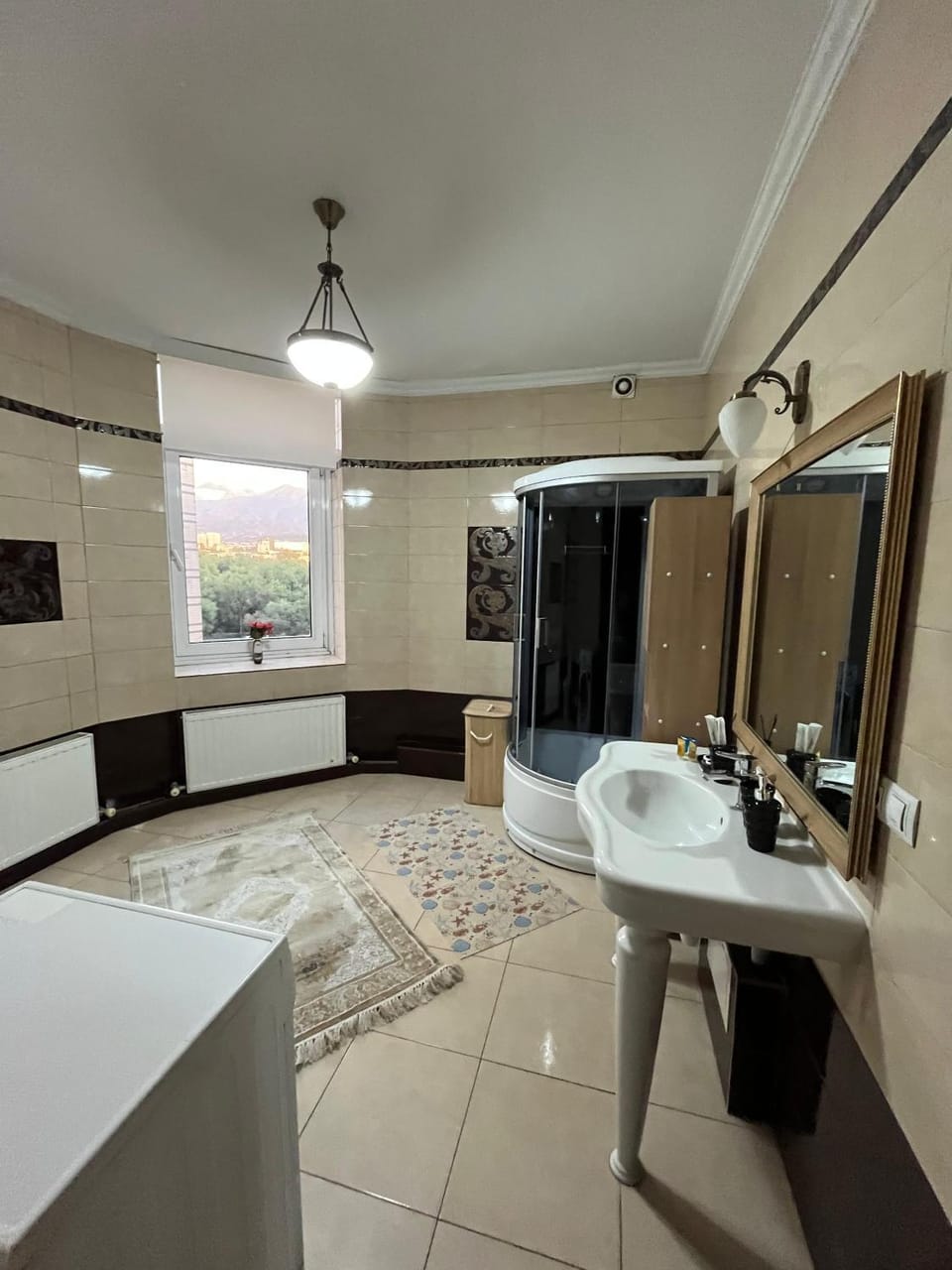 Shower, Bathroom, towels