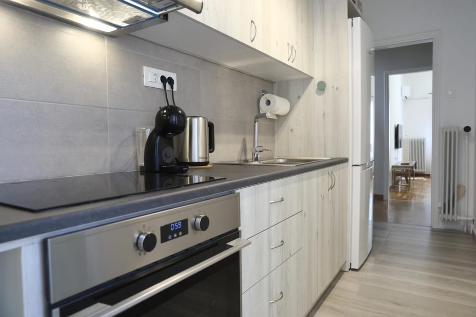 Kitchen or kitchenette, toaster