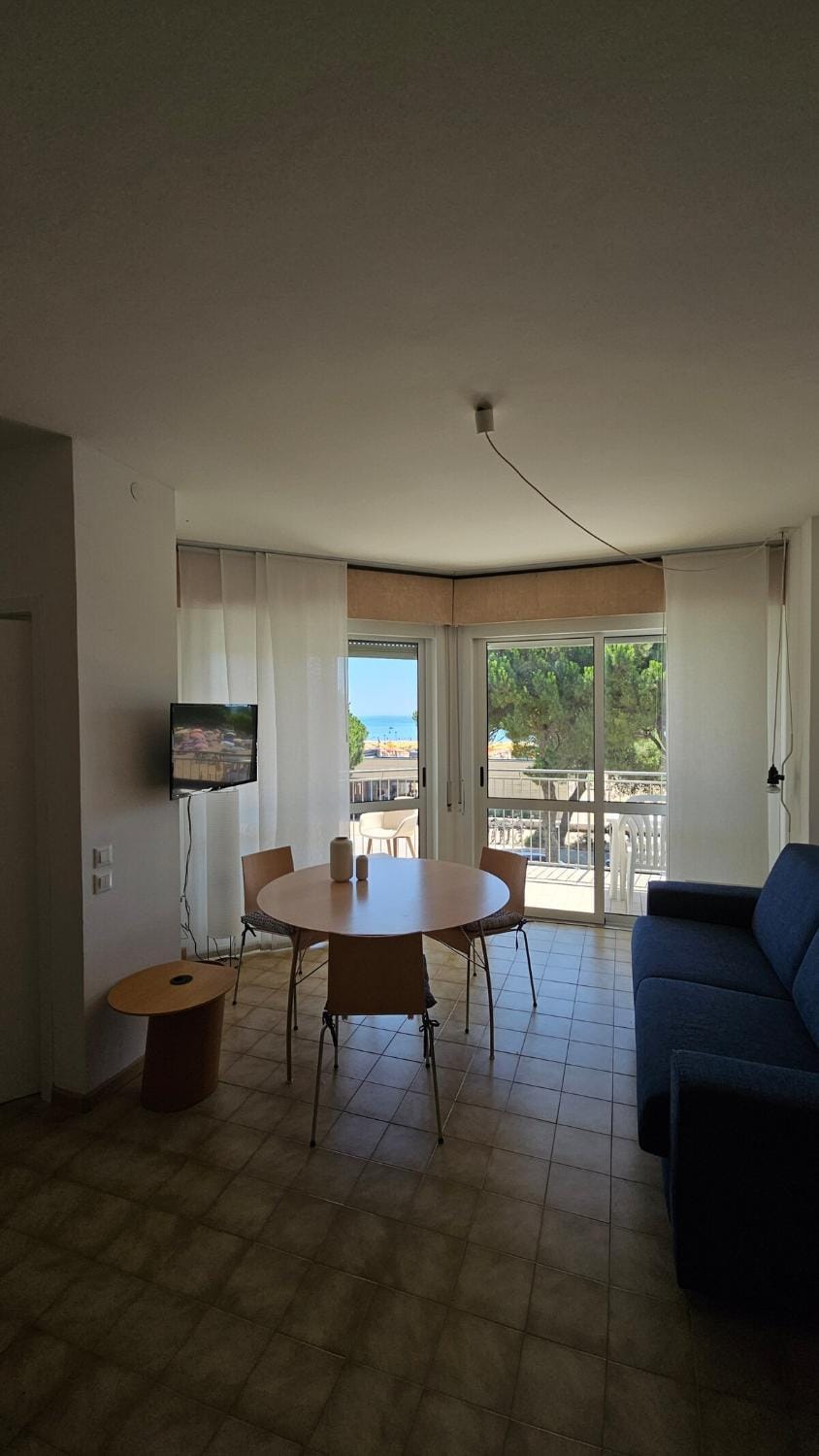 TV and multimedia, View (from property/room), Balcony/Terrace, Living room, Dining area, Sea view