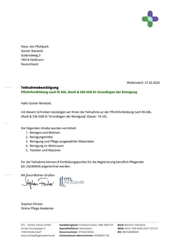 Certificate/Award
