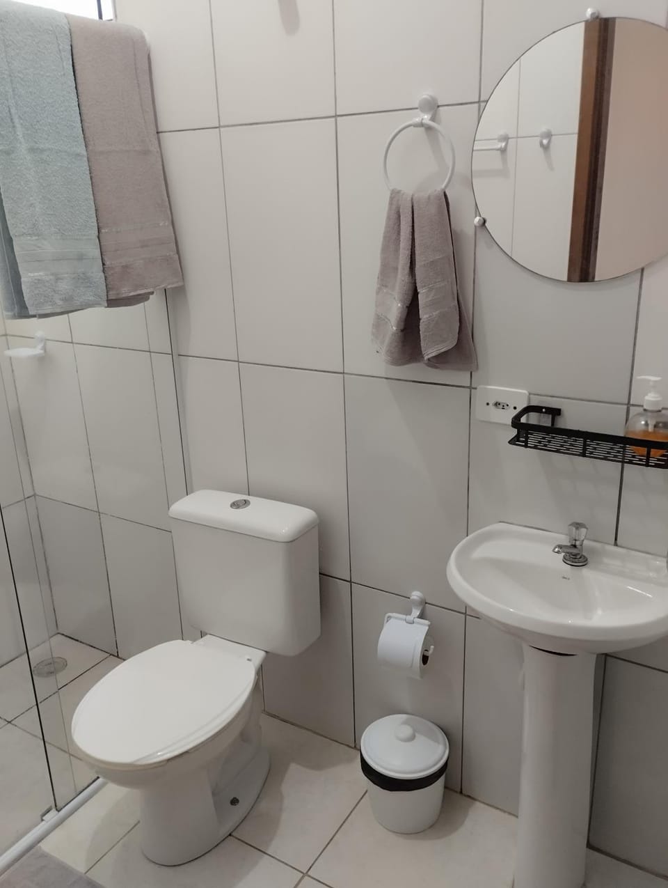 Bathroom, towels