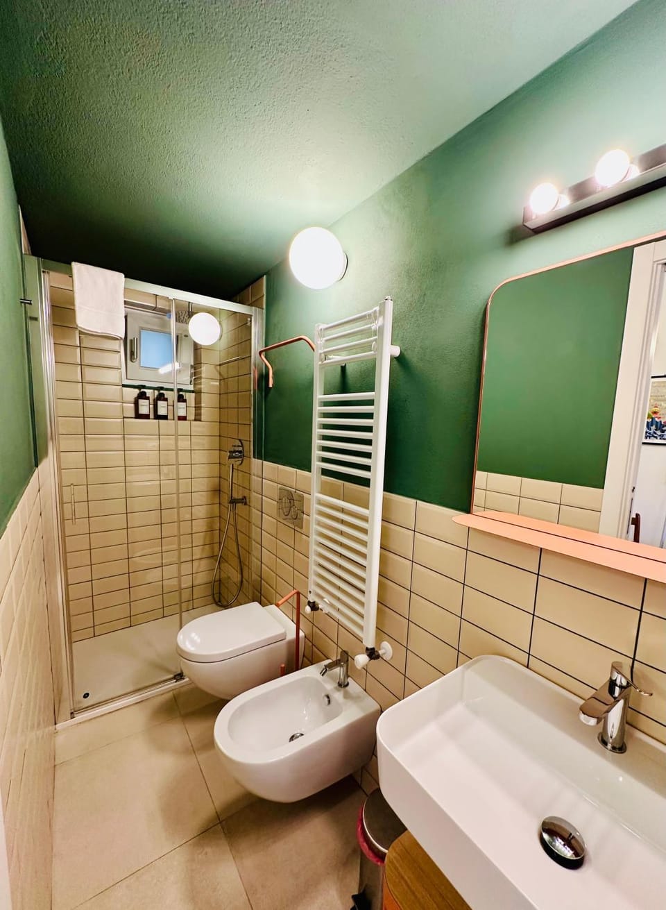 Shower, Toilet, Bathroom, bidet, towels