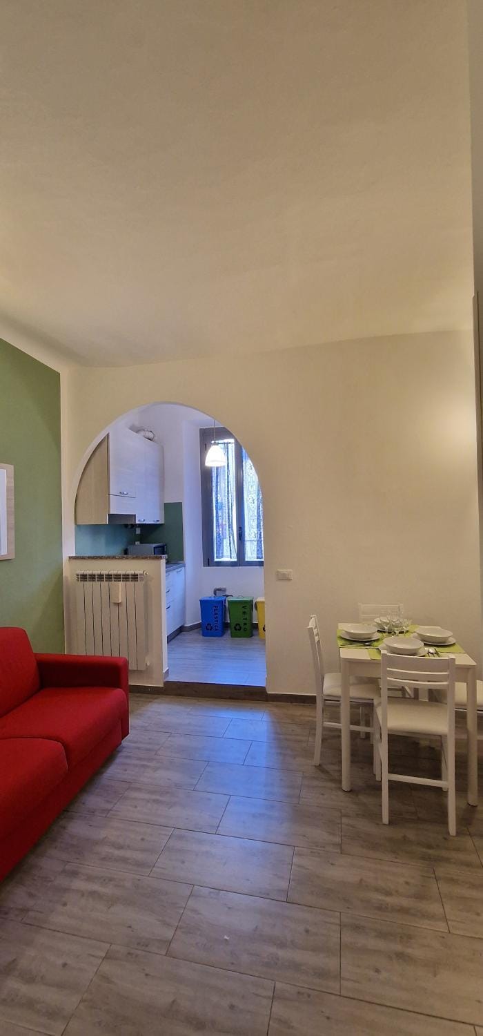 Kitchen or kitchenette, Living room